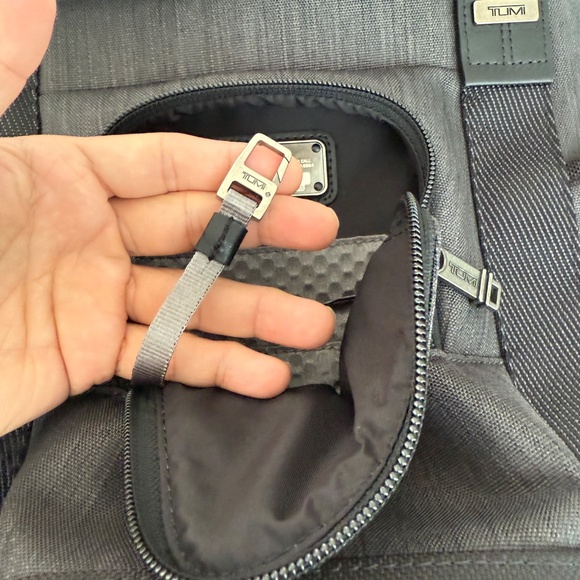 Tumi Gray Ballistic Nylon Thornhill Rucksack Backpack 02223683CHRO - Picture 15 of 16